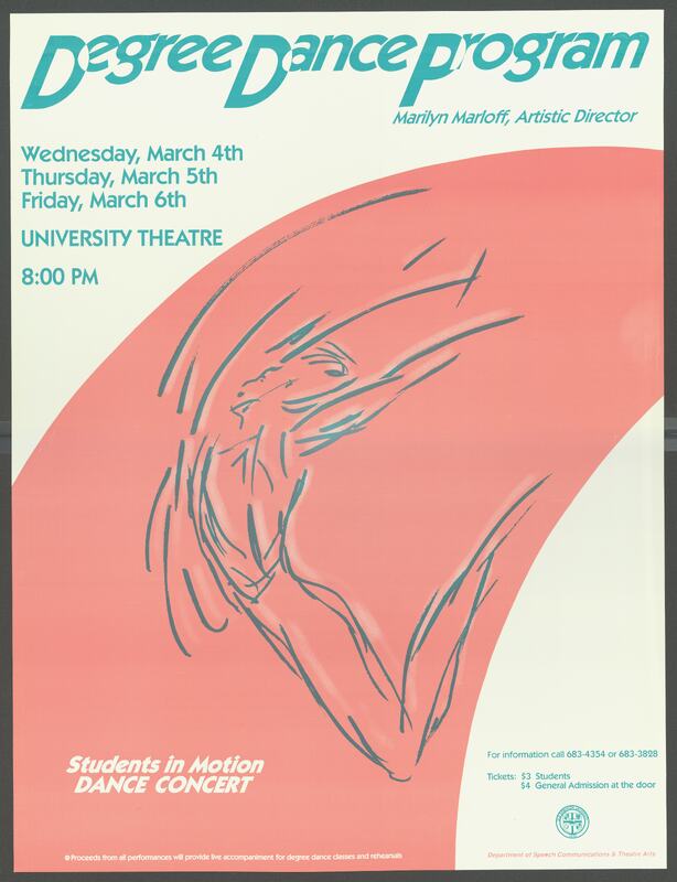 Degree Dance Program Poster