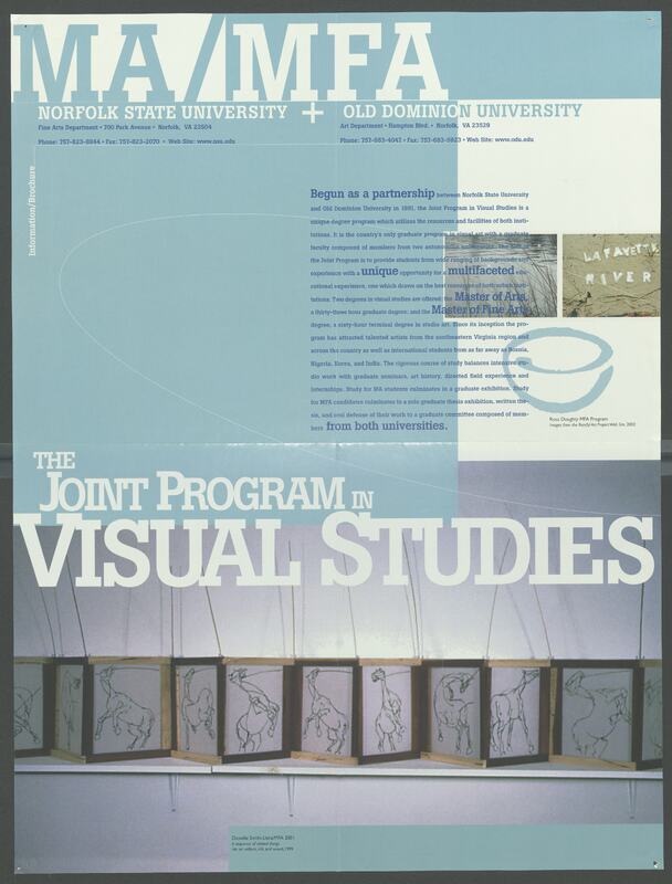 MA/MFA Norfolk State University + Old Dominion University Poster