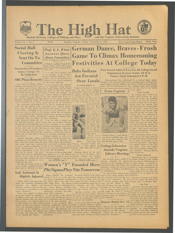 1938 High Hat Article