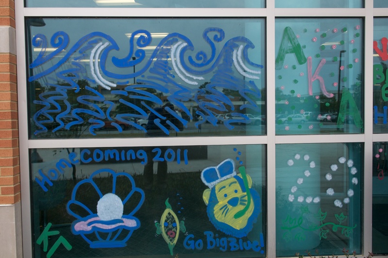 Homecoming Window Painting