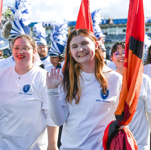 Students at Homecoming Event
