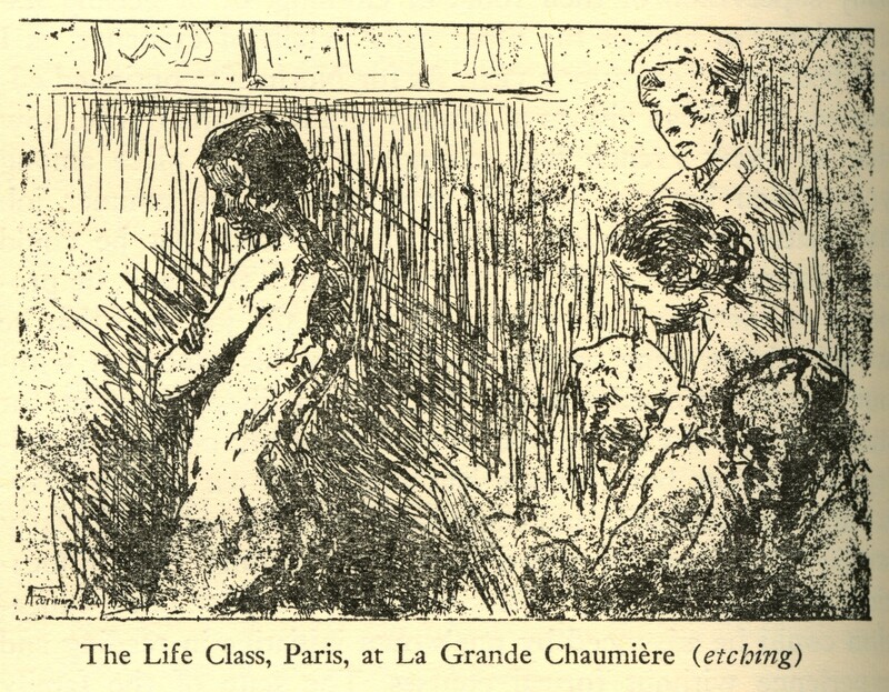 Bertha Fanning Taylor Art Sketch