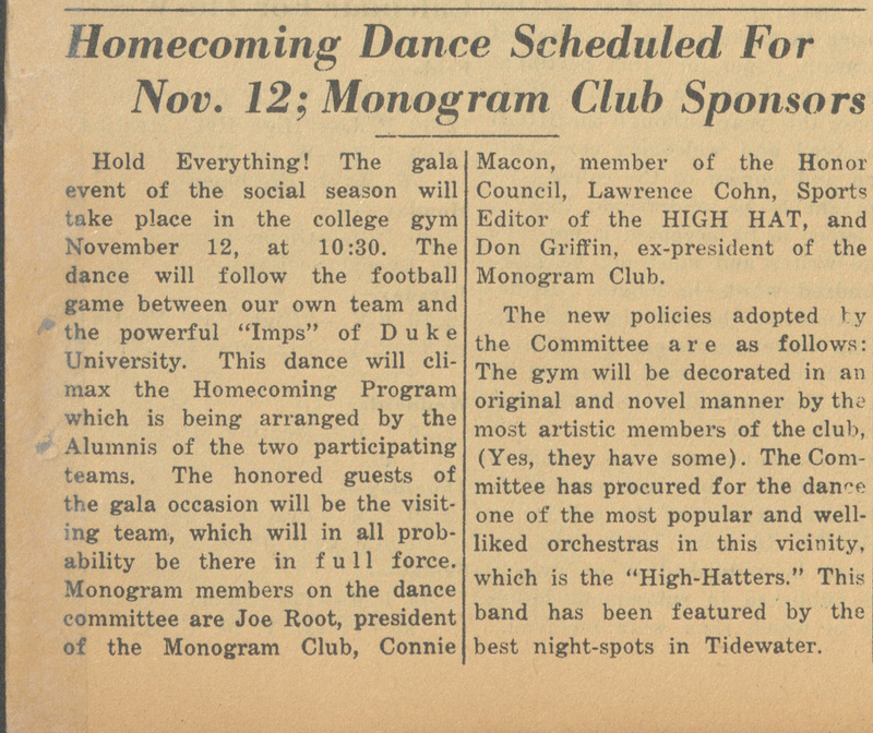 1937 High Hat Article