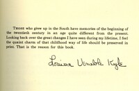 Louisa Venable Kyle Dedication