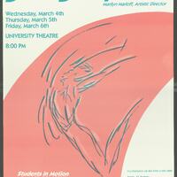 Degree Dance Program Poster