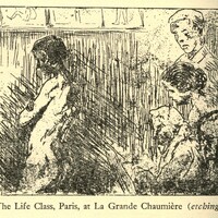 Bertha Fanning Taylor Art Sketch